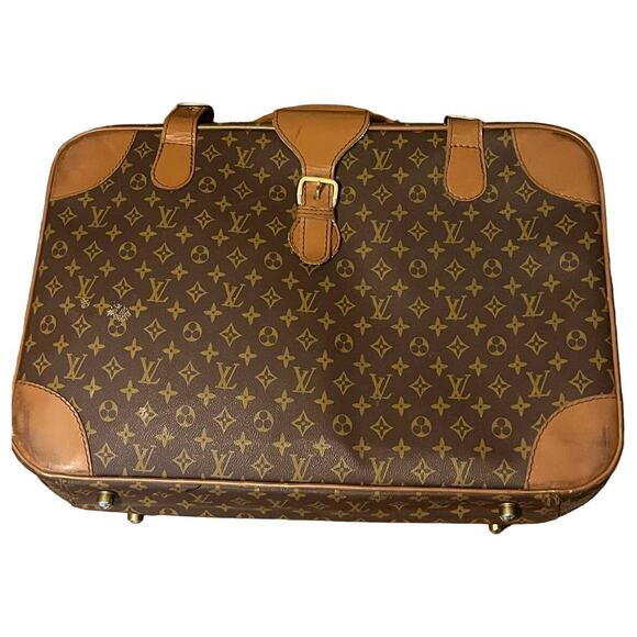 Louis Vuitton Monogrammed Vintage Soft Suitcase 24.5 inches - Picture 1 of 13